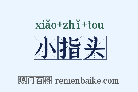 小指头是什么意思的图片